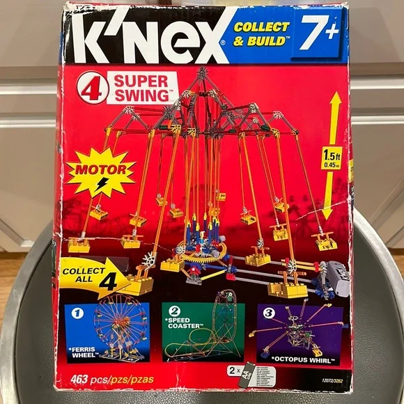 New K NEX Collect Build 4 Super Swing 12072